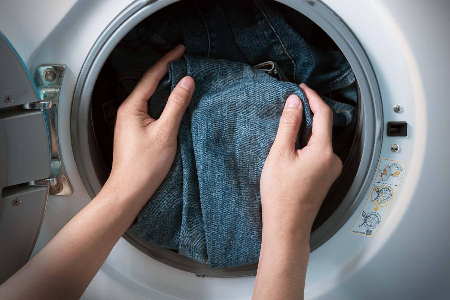 How do you wash a pair of Bukser Jeans?